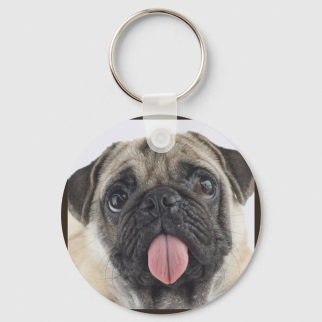 Chaveiro Pug Gato (Frente)