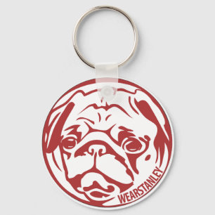 Chaveiro pug keychain