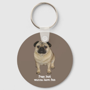 Chaveiro Pug Keychain