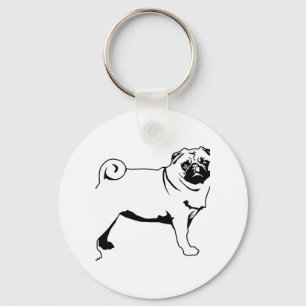 Chaveiro Pug Mops