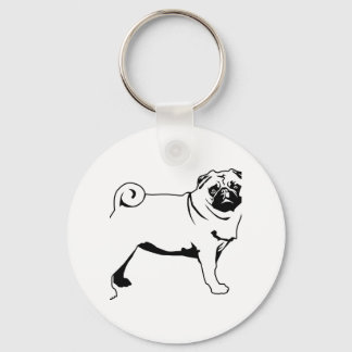 Chaveiro Pug Mops