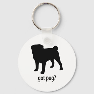 Chaveiro Pug obtido