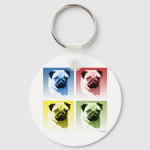 Chaveiro Pug Pop Art