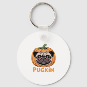 Chaveiro Pugkin Pug Halloween Feliz Dia das Bruxas Episódio