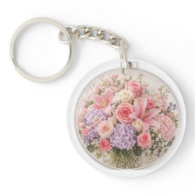 Pulse de Bondade Floral Porta-Chaves