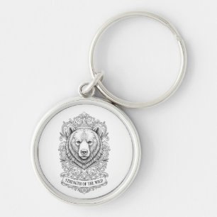 Chaveiro Pulse do Urso Selvagem Pingente de Chave Vintage