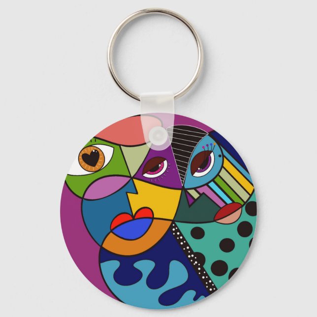 Chaveiro Pulseira Abstrata (Frente)