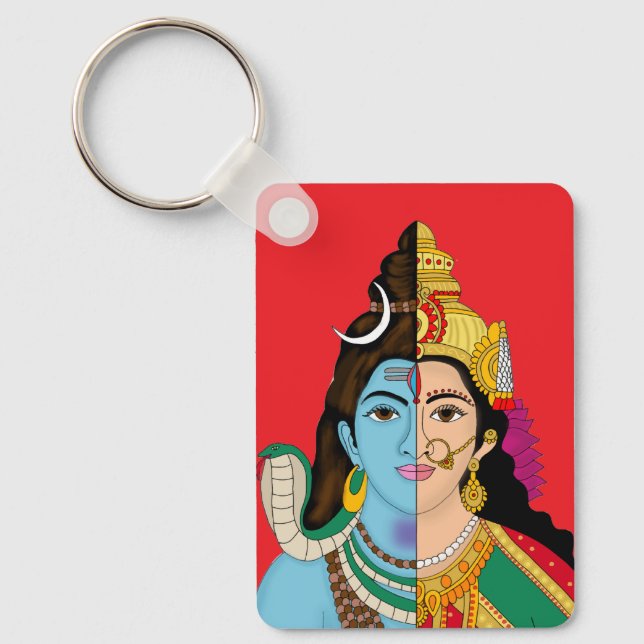 Chaveiro Pulseira Ardhanarishwara (Frente)