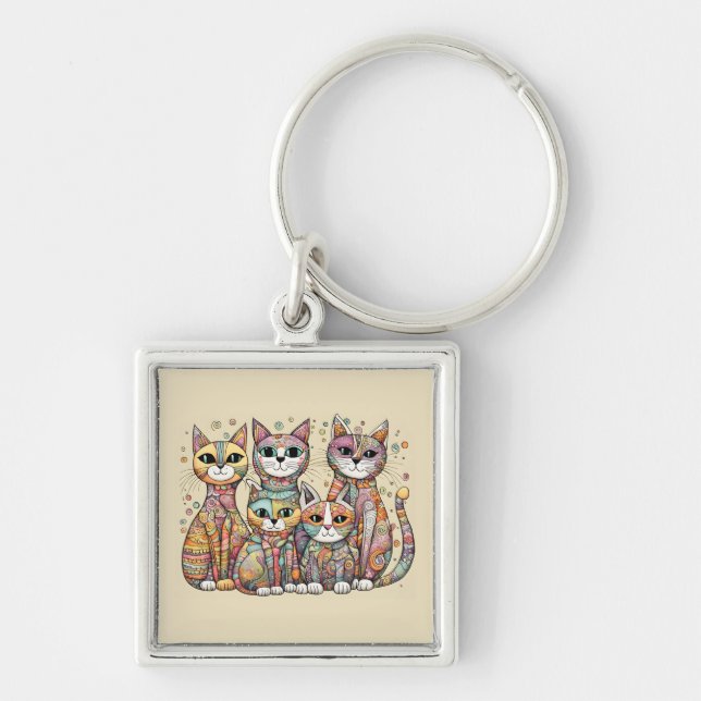 Chaveiro pulseira calmante para gatos (Frente)