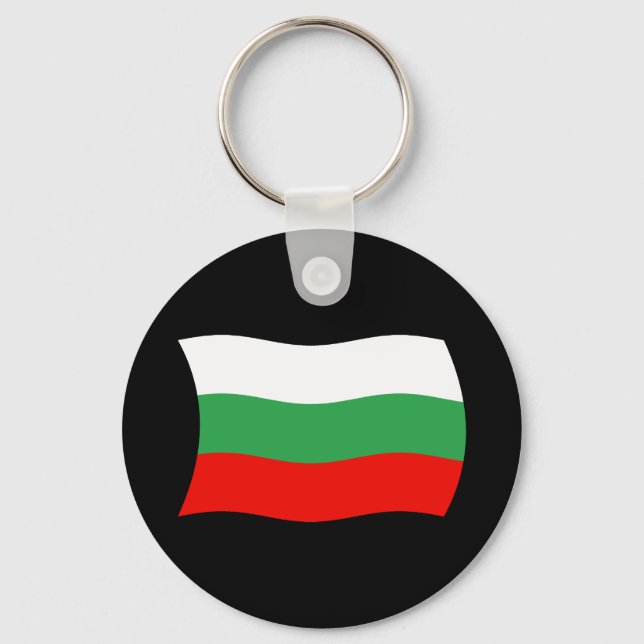 Chaveiro Pulseira com a bandeira da Bulgária (Frente)