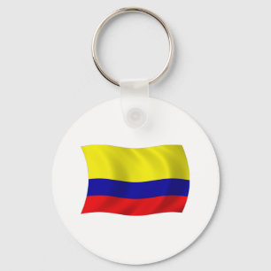 Chaveiro Pulseira com a Bandeira da Colômbia