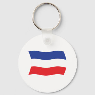Chaveiro Pulseira com a bandeira da Iugoslávia