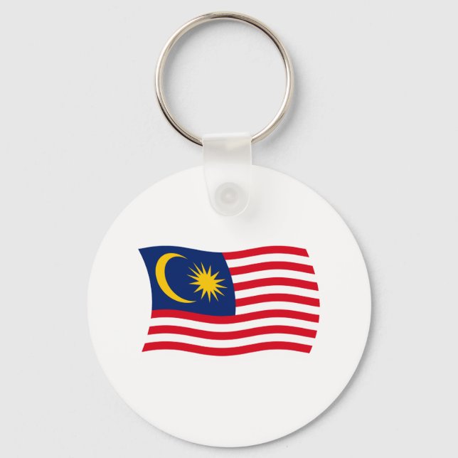 Chaveiro Pulseira com a bandeira da Malásia (Frente)