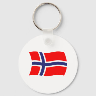 Chaveiro Pulseira com a bandeira da Noruega