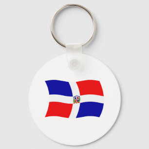 Chaveiro Pulseira com a bandeira da República Dominicana