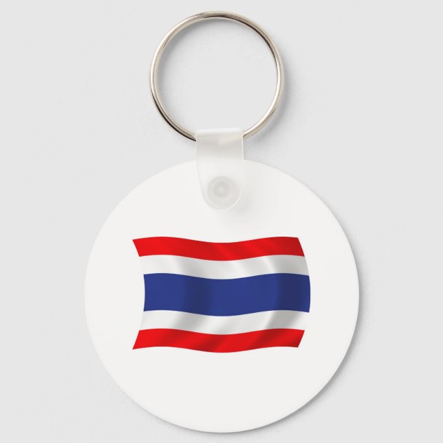 Chaveiro Pulseira com a bandeira da Tailândia (Frente)