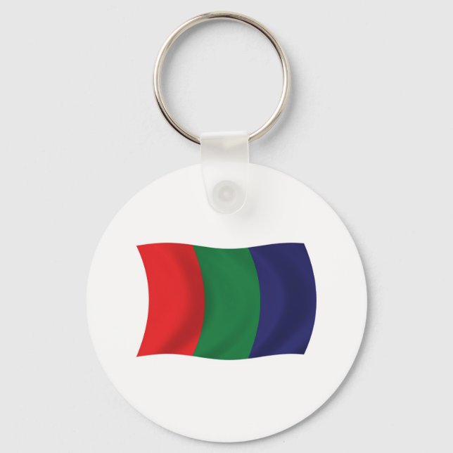 Chaveiro Pulseira com a Bandeira de Marte (Frente)