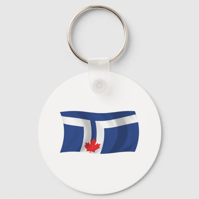 Chaveiro Pulseira com a bandeira de Toronto (Frente)