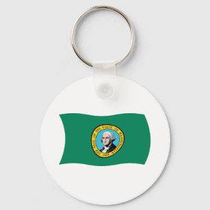 Chaveiro Pulseira com a bandeira de Washington