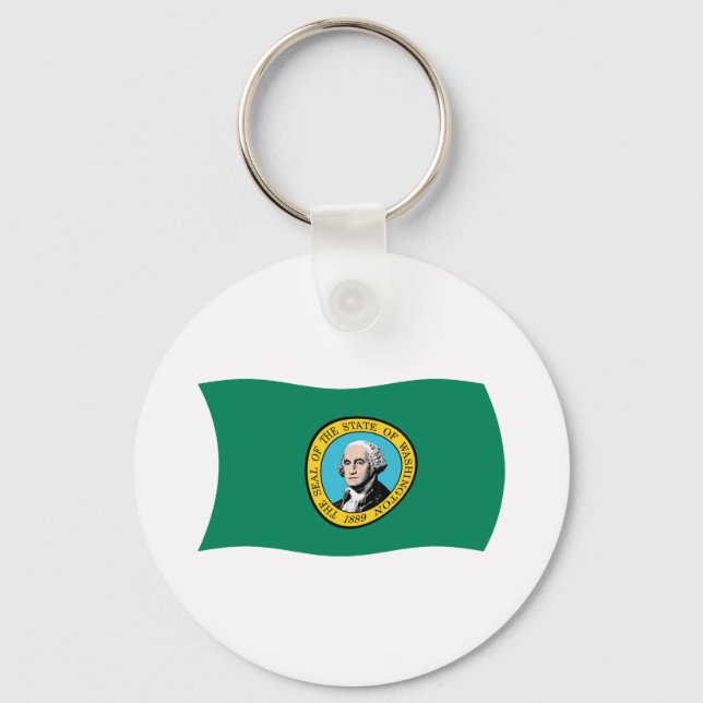 Chaveiro Pulseira com a bandeira de Washington (Frente)