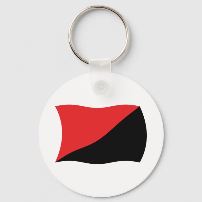 Chaveiro Pulseira com a bandeira do Anarco-Sindicalismo (Frente)