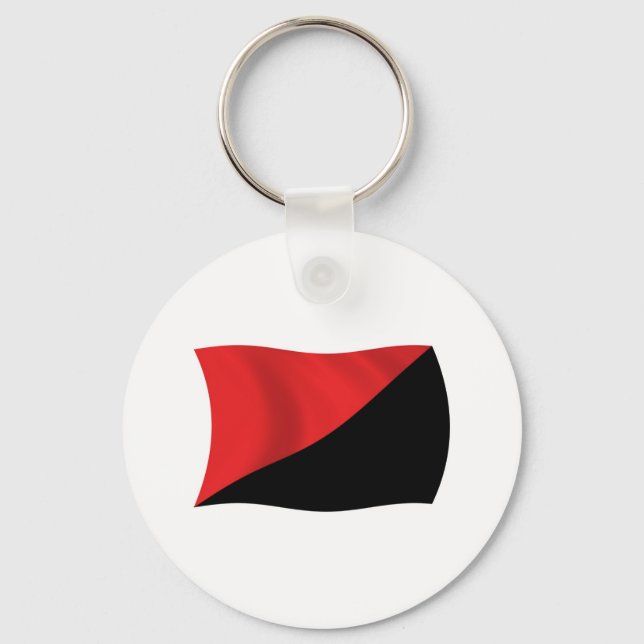 Chaveiro Pulseira com a bandeira do Anarco-Sindicalismo (Frente)