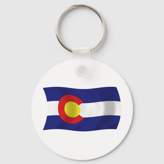 Chaveiro Pulseira com a bandeira do Colorado (Frente)
