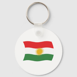Chaveiro Pulseira com a bandeira do Curdistão