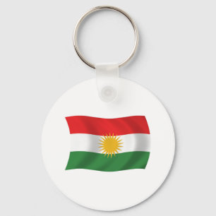 Chaveiro Pulseira com a bandeira do Curdistão