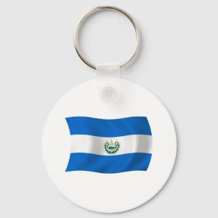 Chaveiro Pulseira com a Bandeira do El Salvador