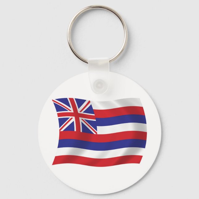 Chaveiro Pulseira com a bandeira do Havaí (Frente)