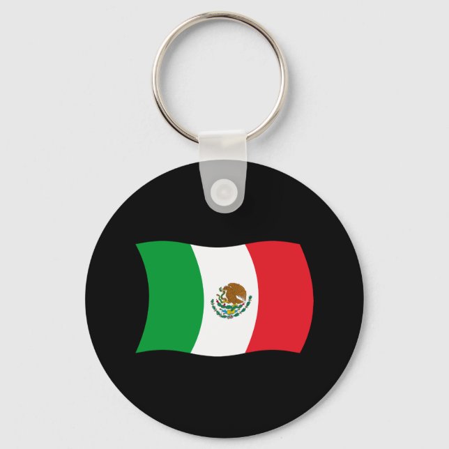 Chaveiro Pulseira com a Bandeira do México (Frente)