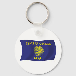 Chaveiro Pulseira com a bandeira do Oregon