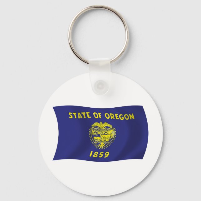 Chaveiro Pulseira com a bandeira do Oregon (Frente)