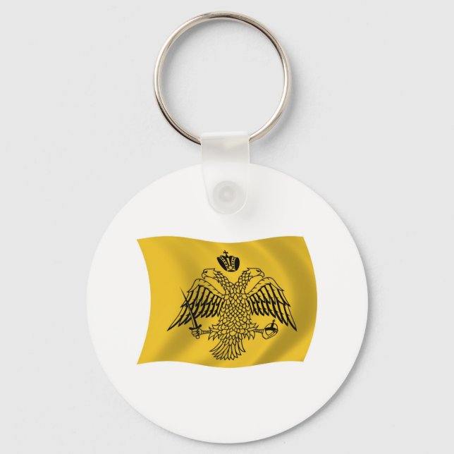 Chaveiro Pulseira com a Bandeira do Patriarca Ecumênico (Frente)
