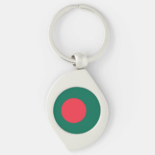 Chaveiro Pulseira com a Bandeira Patriótica do Bangladesh