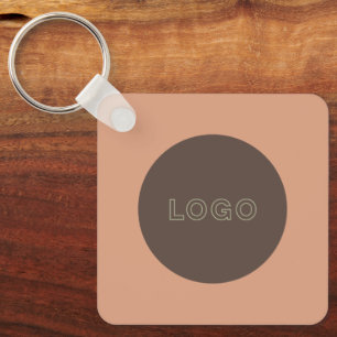 Chaveiro Pulseira com Código QR de Logo em Tom Terroso de D