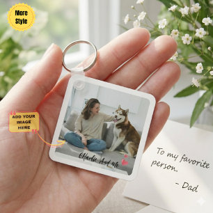 Chaveiro Pulseira com Foto Personalizada do Animal de Estim