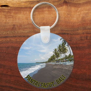 Chaveiro Pulseira com ícone da Praia de Pasut Bali Pôr do S