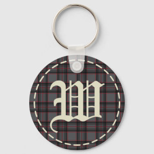 Chaveiro Pulseira com Letra W Monogramada