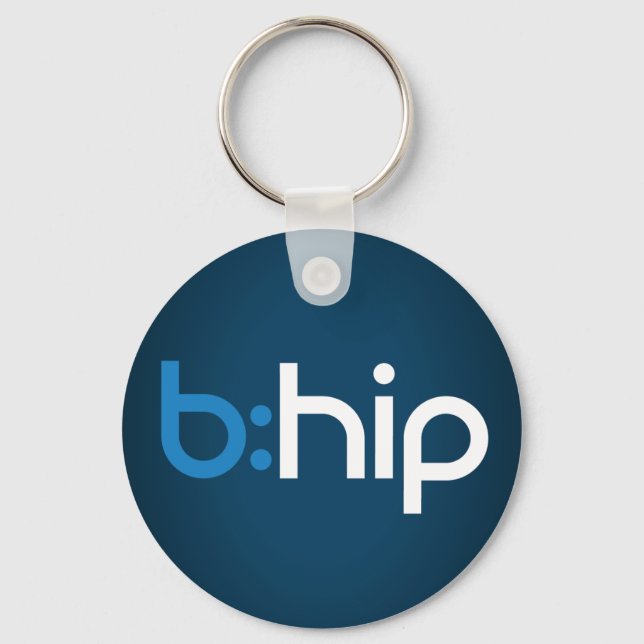 Chaveiro pulseira com logo b:hip (Frente)