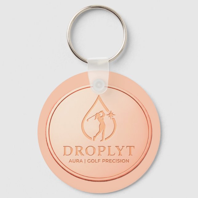 Chaveiro Pulseira com Logo Droplyt Golf Aura (Frente)