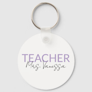 Chaveiro Pulseira com nome do professor personalizado, Ensi
