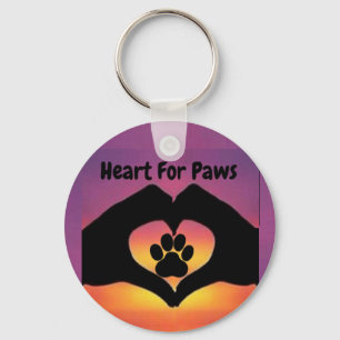 Chaveiro Pulseira Coração Para Patas