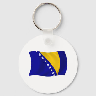 Chaveiro Pulseira da Bandeira da Bósnia e Herzegovina