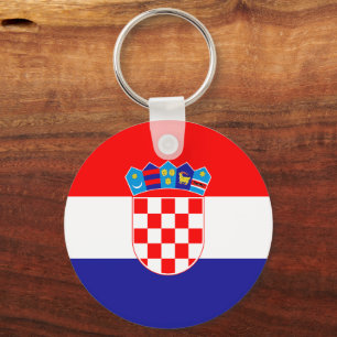 Chaveiro Pulseira da Bandeira da Croácia – Desenho de Arte