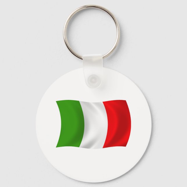 Chaveiro Pulseira da Bandeira da Itália (Frente)