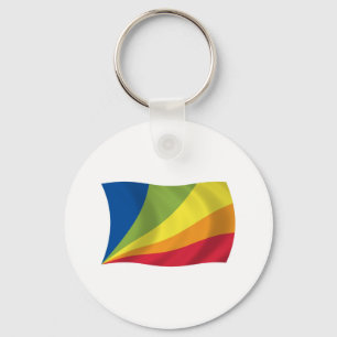 Chaveiro Pulseira da Bandeira da Lingua Franca Nova