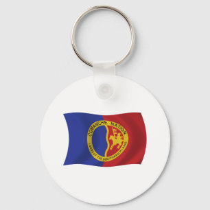 Chaveiro Pulseira da Bandeira da Nação Comanche