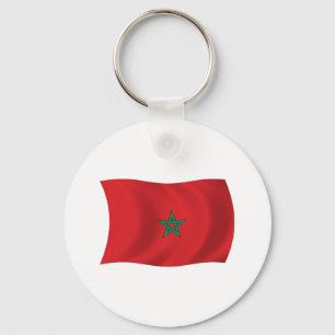 Chaveiro Pulseira da Bandeira de Marrocos
